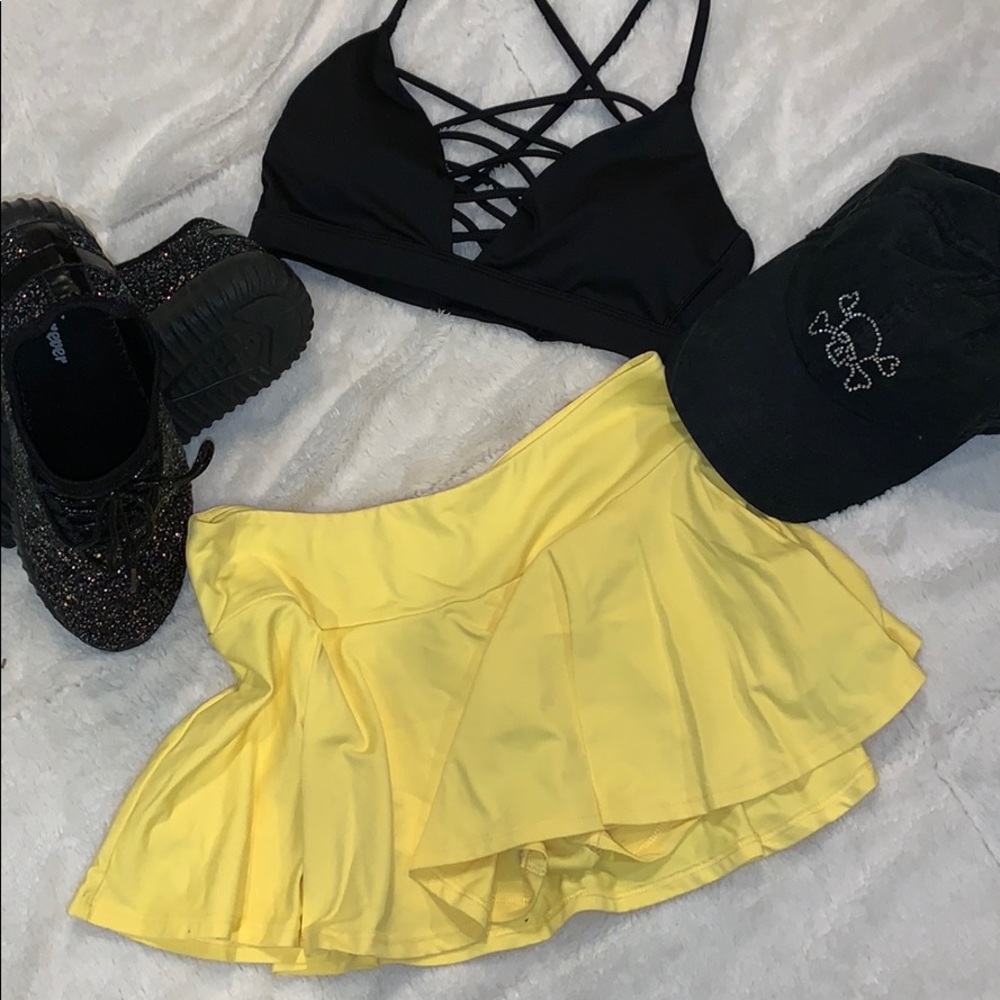 Victoria's Secret Yellow Flouncy Skirt
